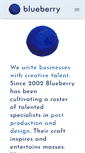 Mobile Screenshot of blueberrycreatives.co.uk